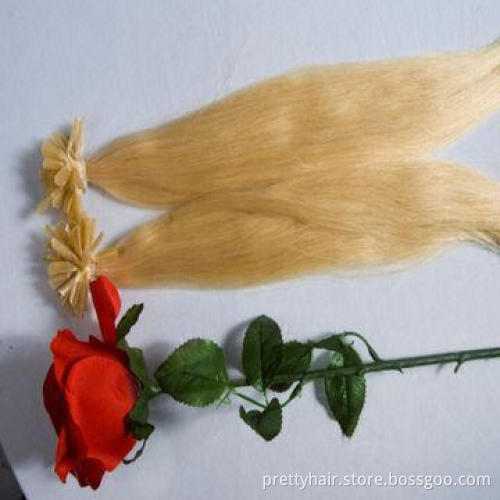 Fusion U-Tips, 100% Remy human hair, with soft and clean weft, no lice